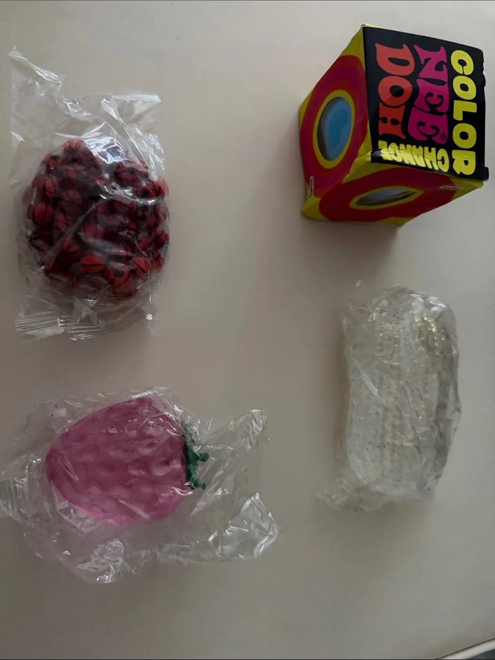 Dough Kids Toy - Pink & Red Sensory Dough Set